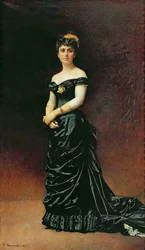 Porträt von Madame Bishoffsheim, 1877